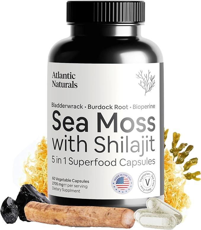 Sea Moss w/ Shilajit 5 in 1 Superfood