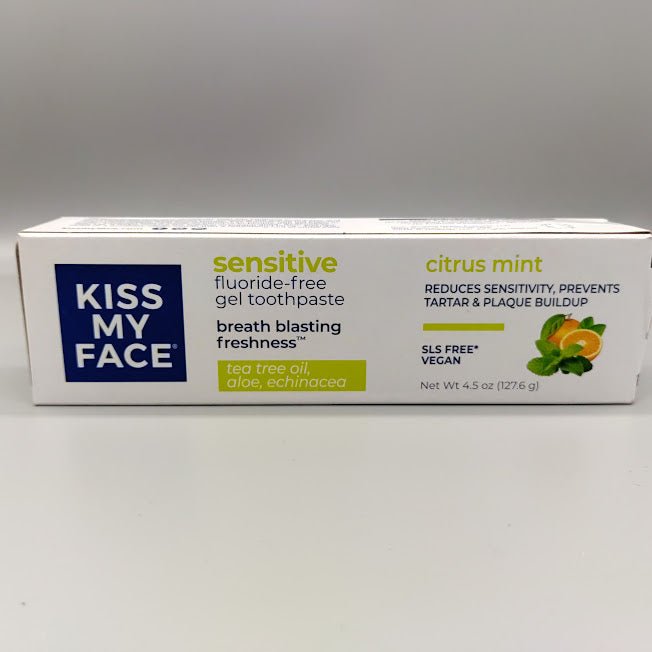 Sensitive Gel Whitening Toothpaste with Aloe Vera Cool Orange Mint 4.5 OZ