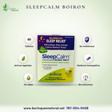 SleepCalm Boiron 60 Tabletas, Homeopático para Dormir y Nervios