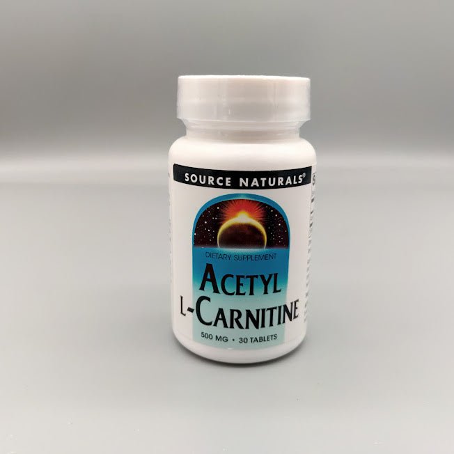 Source Naturals Acetyl L-Carnitine 500mg, 30 Tablets