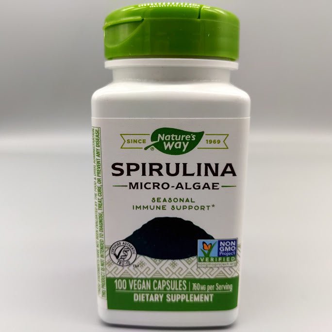 Spirulina Micro Algae 100 Veg Cap 760 MG Nature’s Way