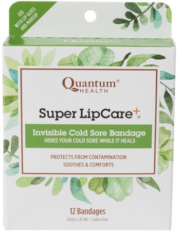 Super LipCare+ Invisible Cold Sore Bandage 12 bandages Quantum