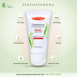 Crema de Testosterona 1000 mg 2 oz Dr. Norman Unisex