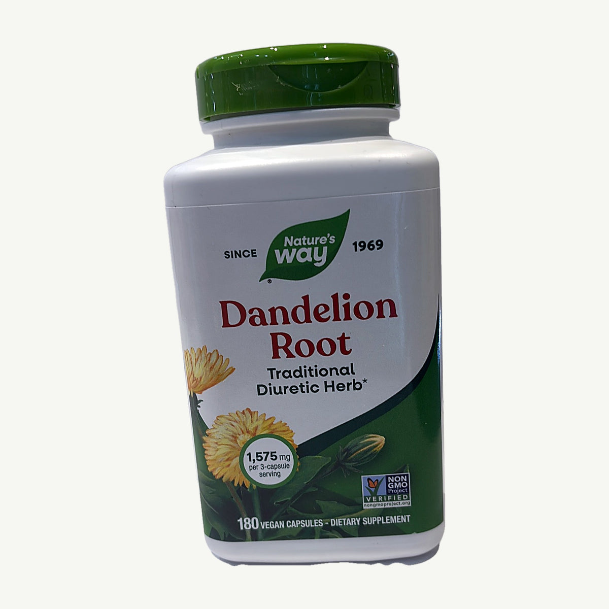 Raíz de Diente de León: foto real del envase tomada en la tienda Borinquen Natural (4 de 4)