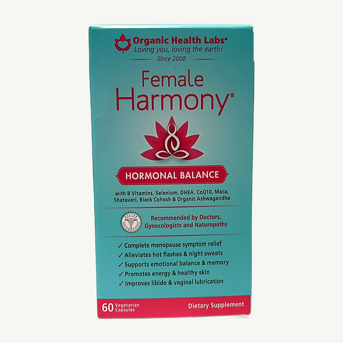Female Harmony: foto real del envase tomada en la tienda Borinquen Natural (1 de 6)