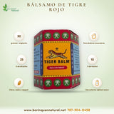 Bálsamo de Tigre Rojo 30g para Dolor Muscular y de Espalda