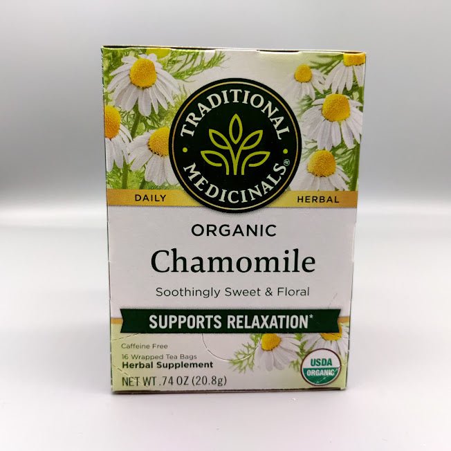 Traditional Medicinals Caffeine Free Organic Herbal Tea Chamomile