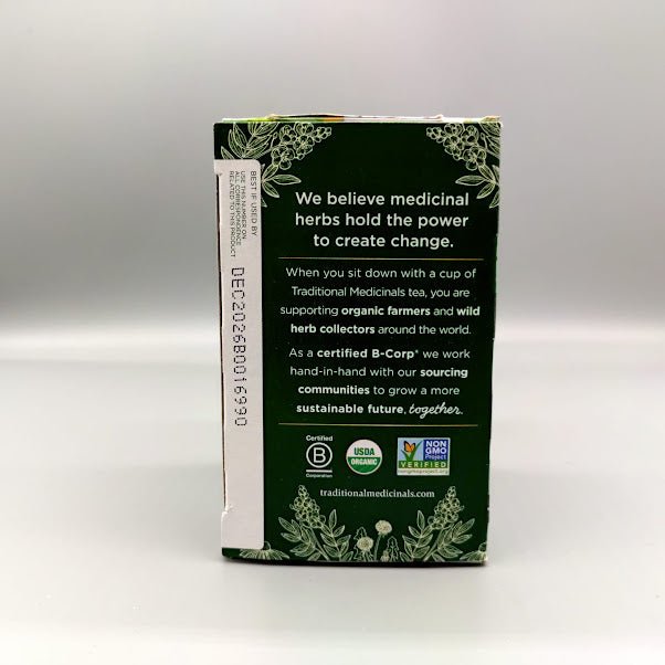 Traditional Medicinals Caffeine Free Organic Herbal Tea Nettle Leaf