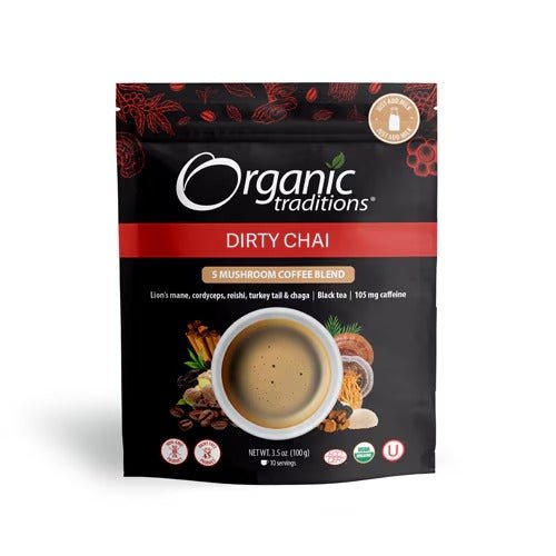 Traditions Mushroom Coffee Dirty Chai 5 oz