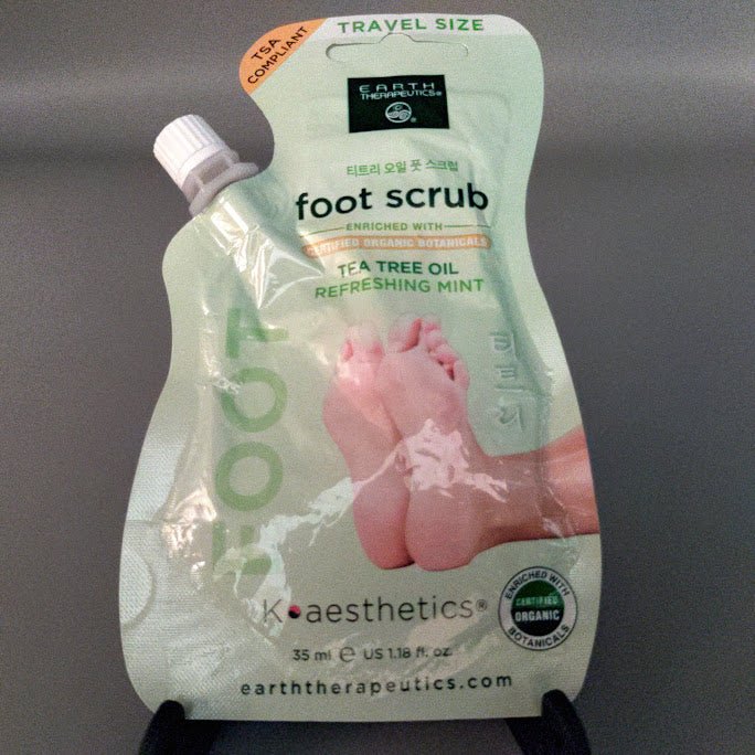 Travel Mint Foot Scrub Pouch w/ Spout 1 UNIT