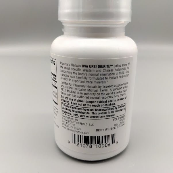 Uva Ursi Diurite 780mg 72 Tablets