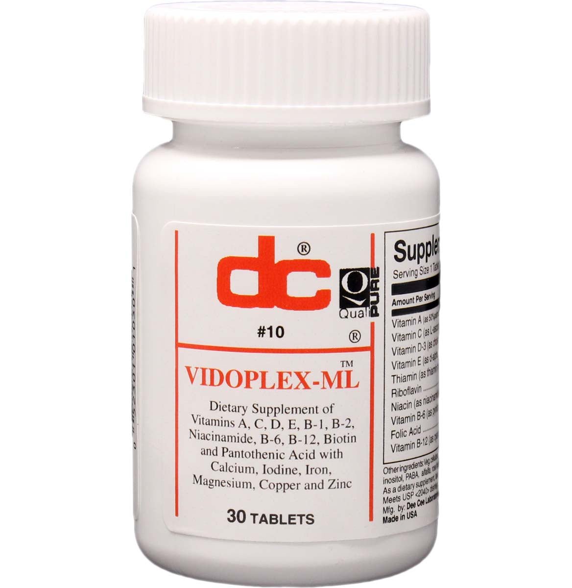 VIDOPLEX-ML MULTIVITAMIN MULTIMINERAL
