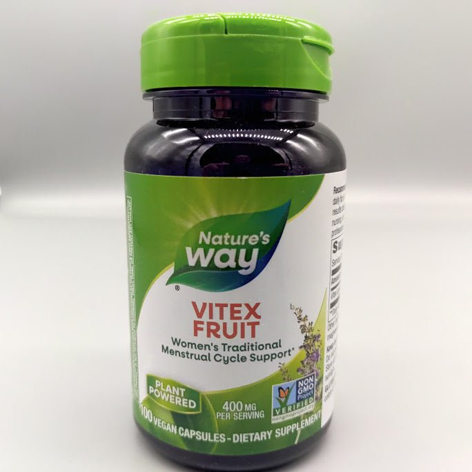 Vitex Fruit - 400mg - 100 Vegan Capsules - Nature&#39;s Way