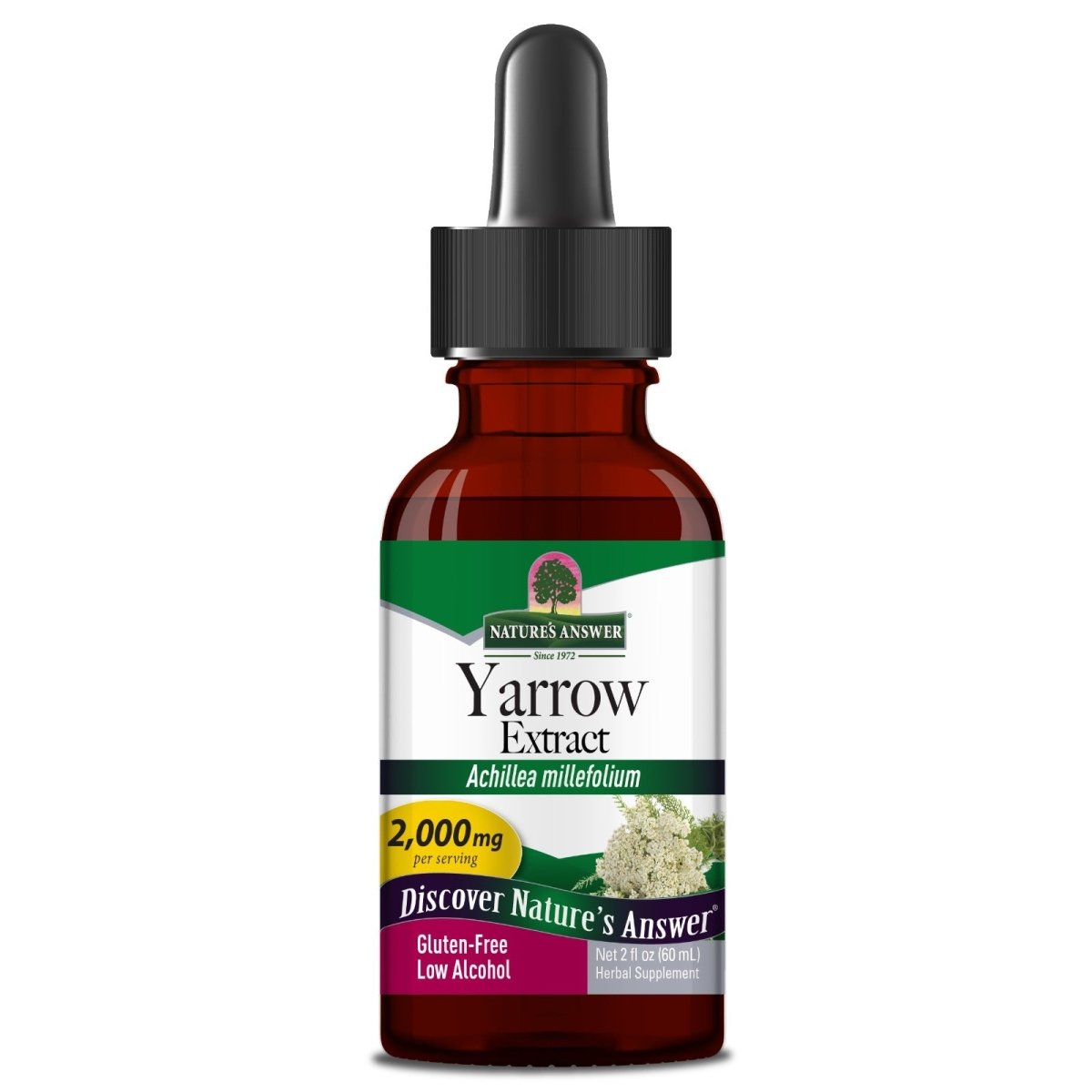 Yarrow Flowers Extract 2 oz Nature's Answer