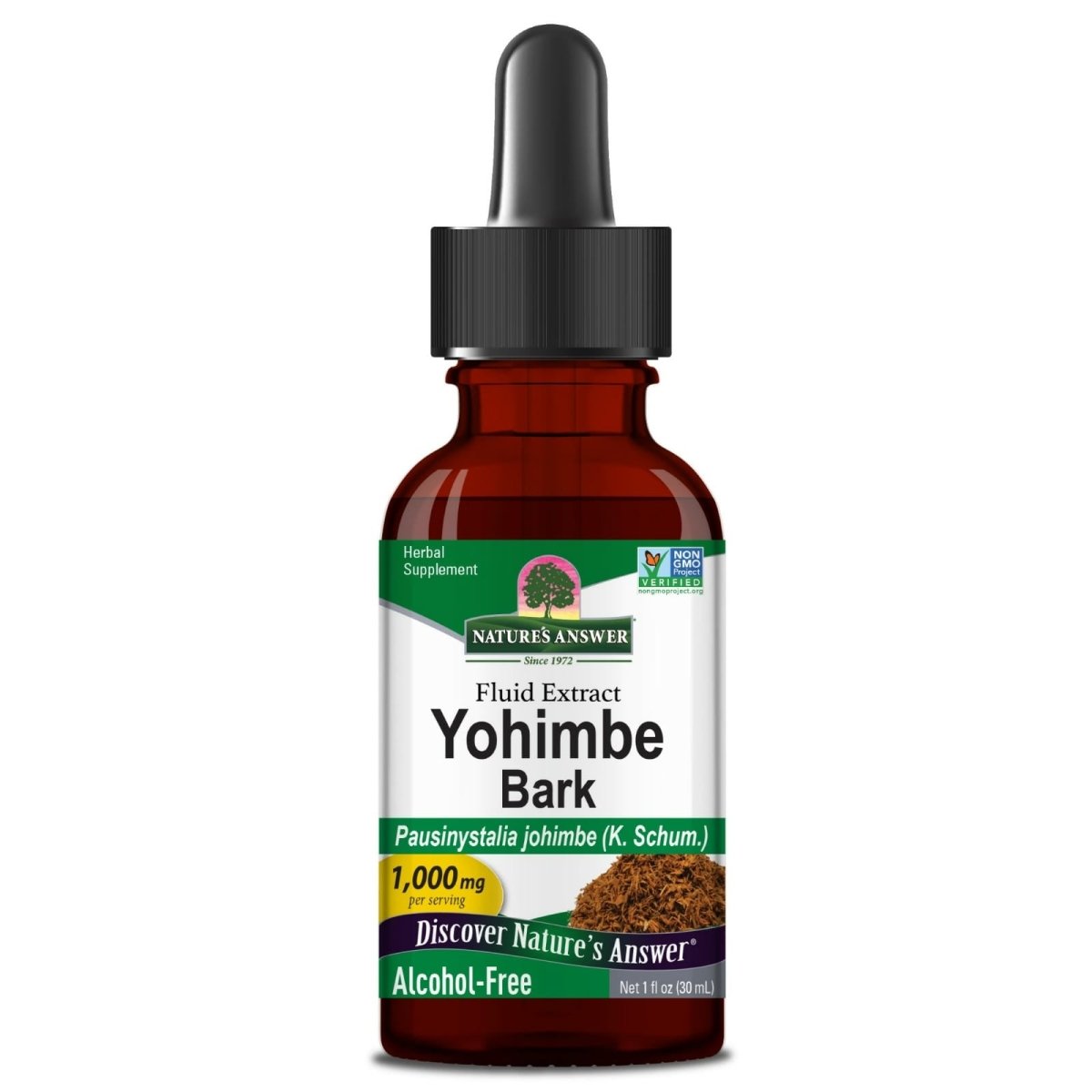 Yohimbe 1% Alcohol Free Extrac 1 oz Nature's Answer