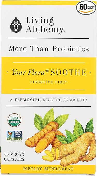 Your Flora Probiotics Soothe: Digestive Fire - 60 cápsulas