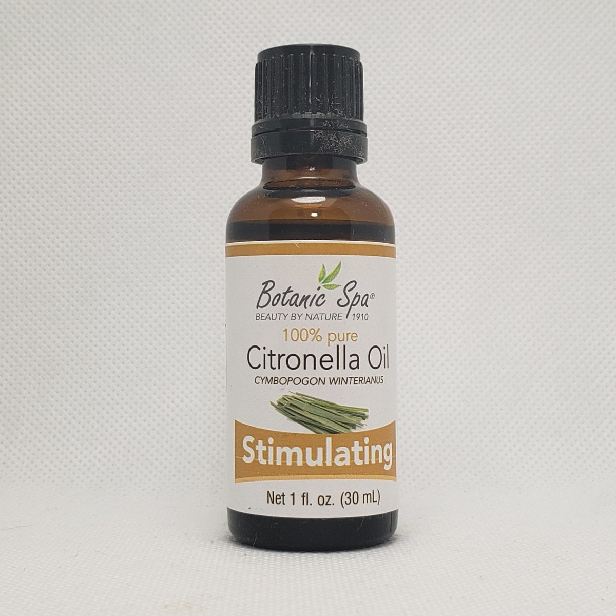 100% Pure - Citronella Oil - Stimulating - Cymbopogon Winterianus - 1oz - Botanic Spa