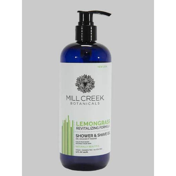 2IN1 SHOWER &amp; SHAVE GEL LEMONGRASS MILL CREEK 12 OZ LIQUID  