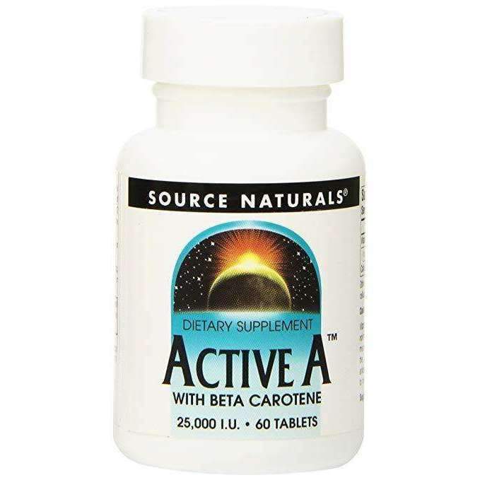 Active A with Beta Carotene 25,000 IU 60 Tablets