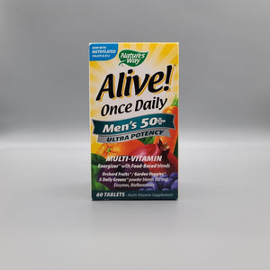 Alive! - Once Dialy - Men's 50+ - Ultra Potency - Multi-Vitamin
