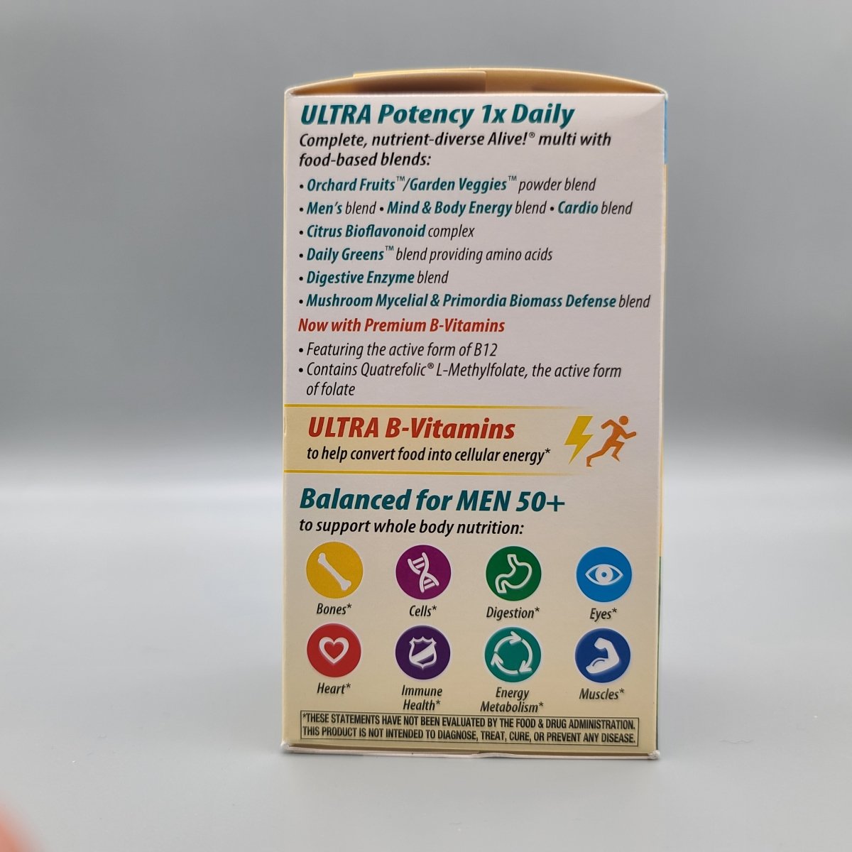 Alive! - Once Dialy - Men's 50+ - Ultra Potency - Multi-Vitamin