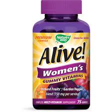 Alive! Women&#39;s Gummy Multi Vitamin 75 caps