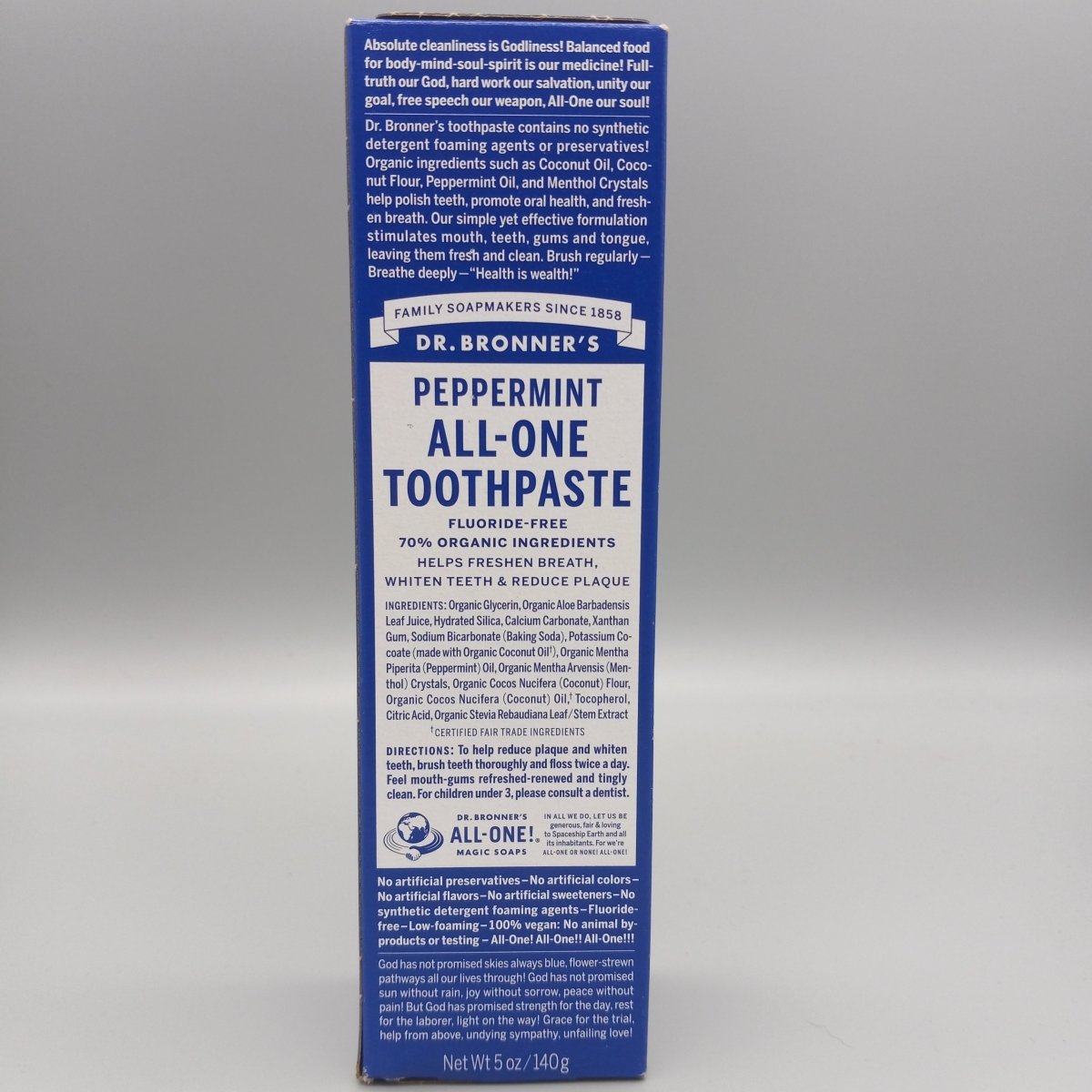 All-One Toothpaste Peppermint 5OZ