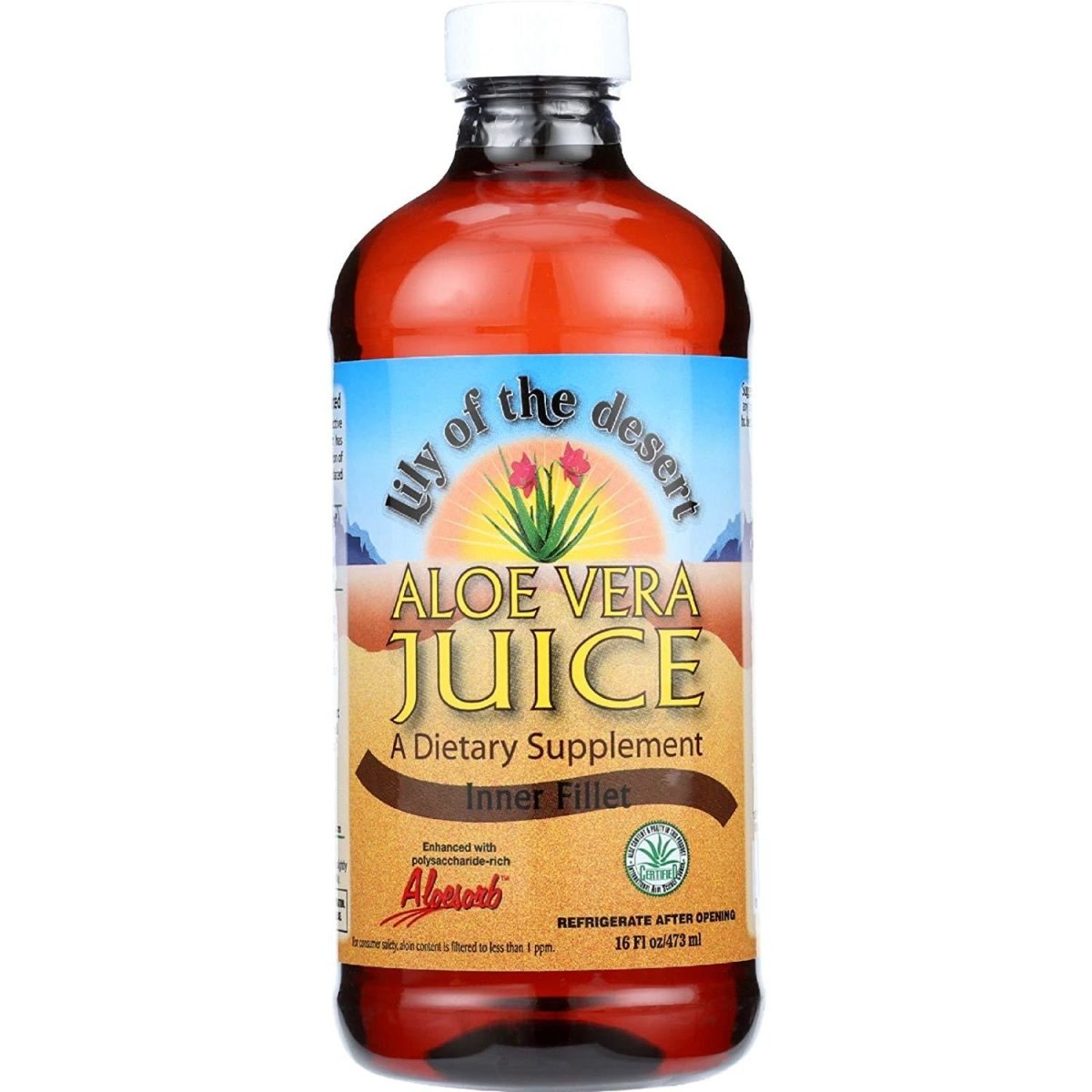 Aloe Vera Juice - Inner Fillet - 16 Oz