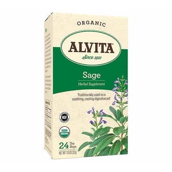 Alvita Tea Bag - Organic, Sage Leaf, 24 ea