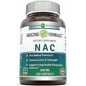 Amazing Formulas NAC 600 mg 250 Caps
