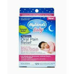 Baby Nighttime Oral Pain Relief Tablets 125 TABLETS