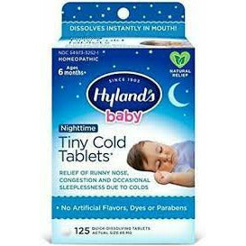 Baby Nighttime Tiny Cold Tablets 125 TABLETS