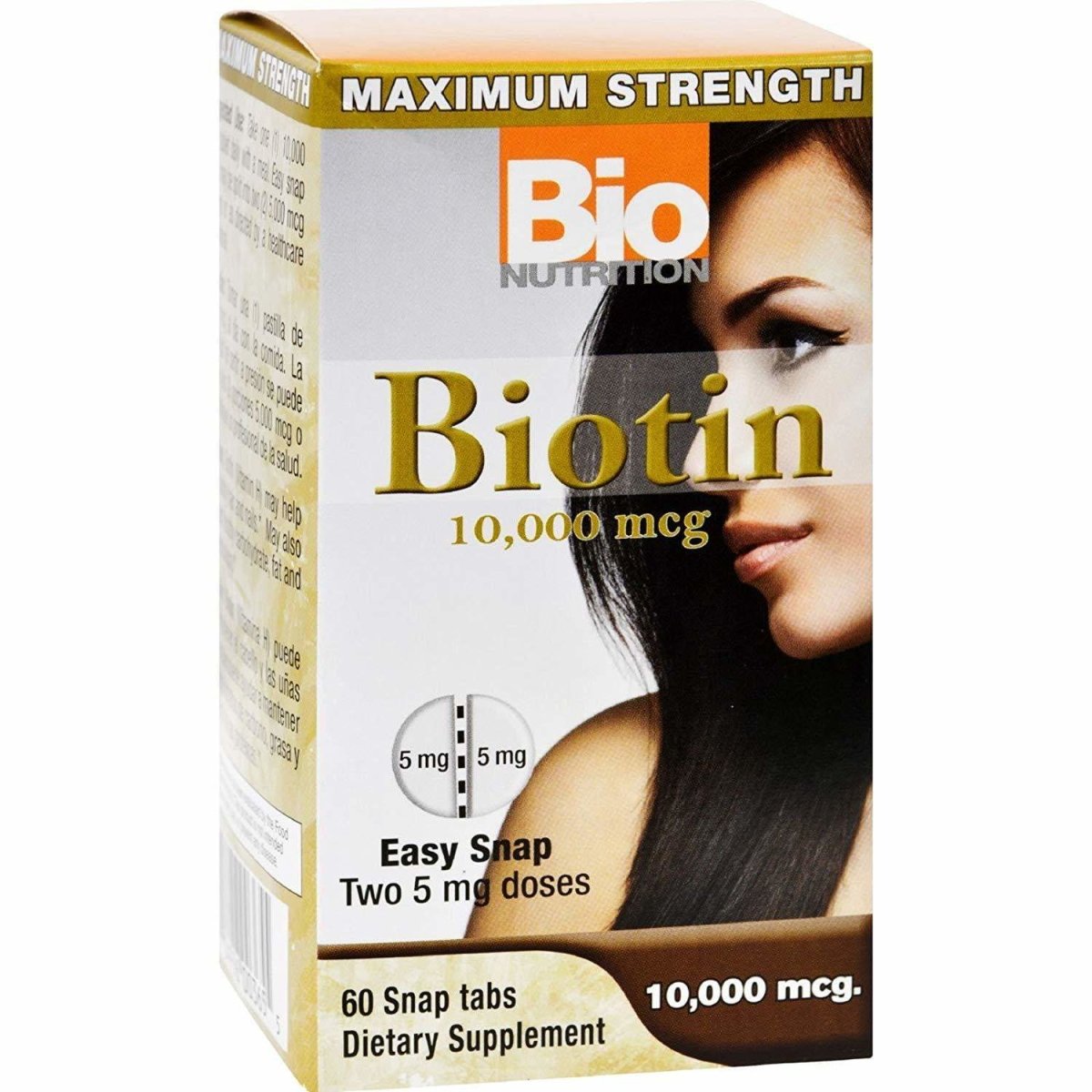 Bio Nutrition Biotin,10,000 Mcg 60 TAB
