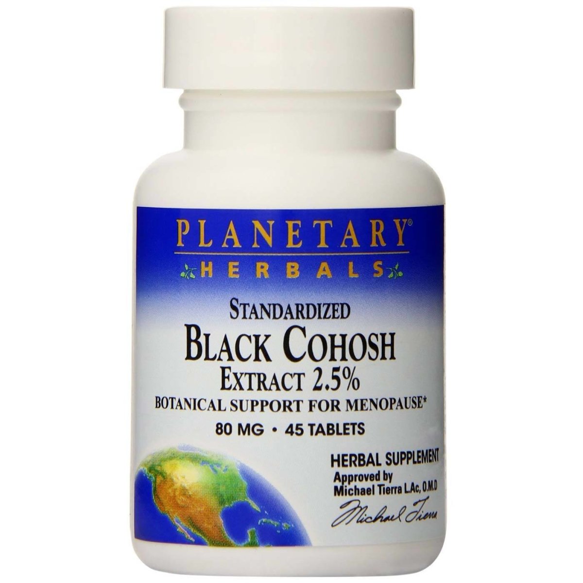 Black Cohosh Extract - 2.5% Standardized - 80 mg - 45 Tablets