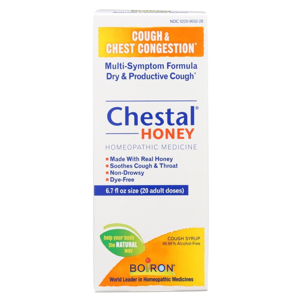 Boiron Chestal Adult Honey, 6.7 oz