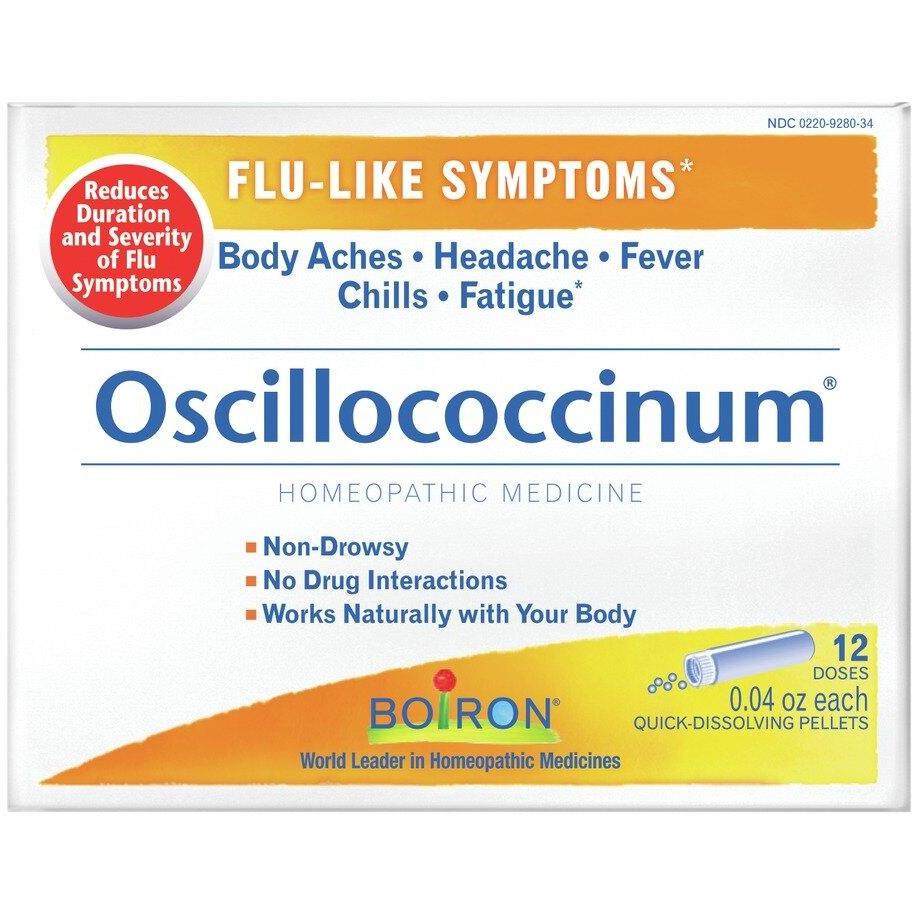 Boiron Homeopathic Medicines Oscillococcinum 12 doses Cold &amp; Flu 223201  