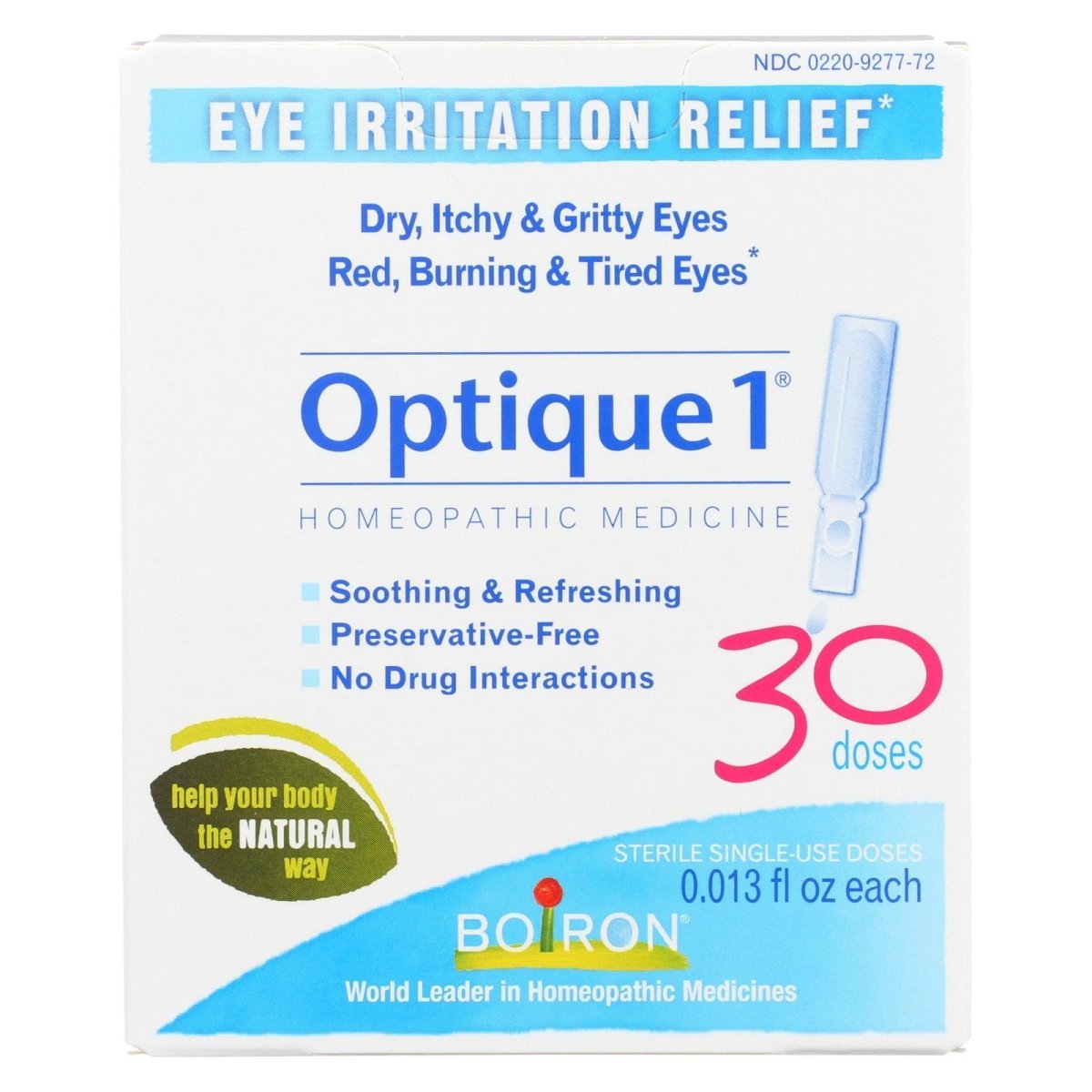 Boiron optique 1 Eye Irritation Relief Eye Drops, 30 doses  