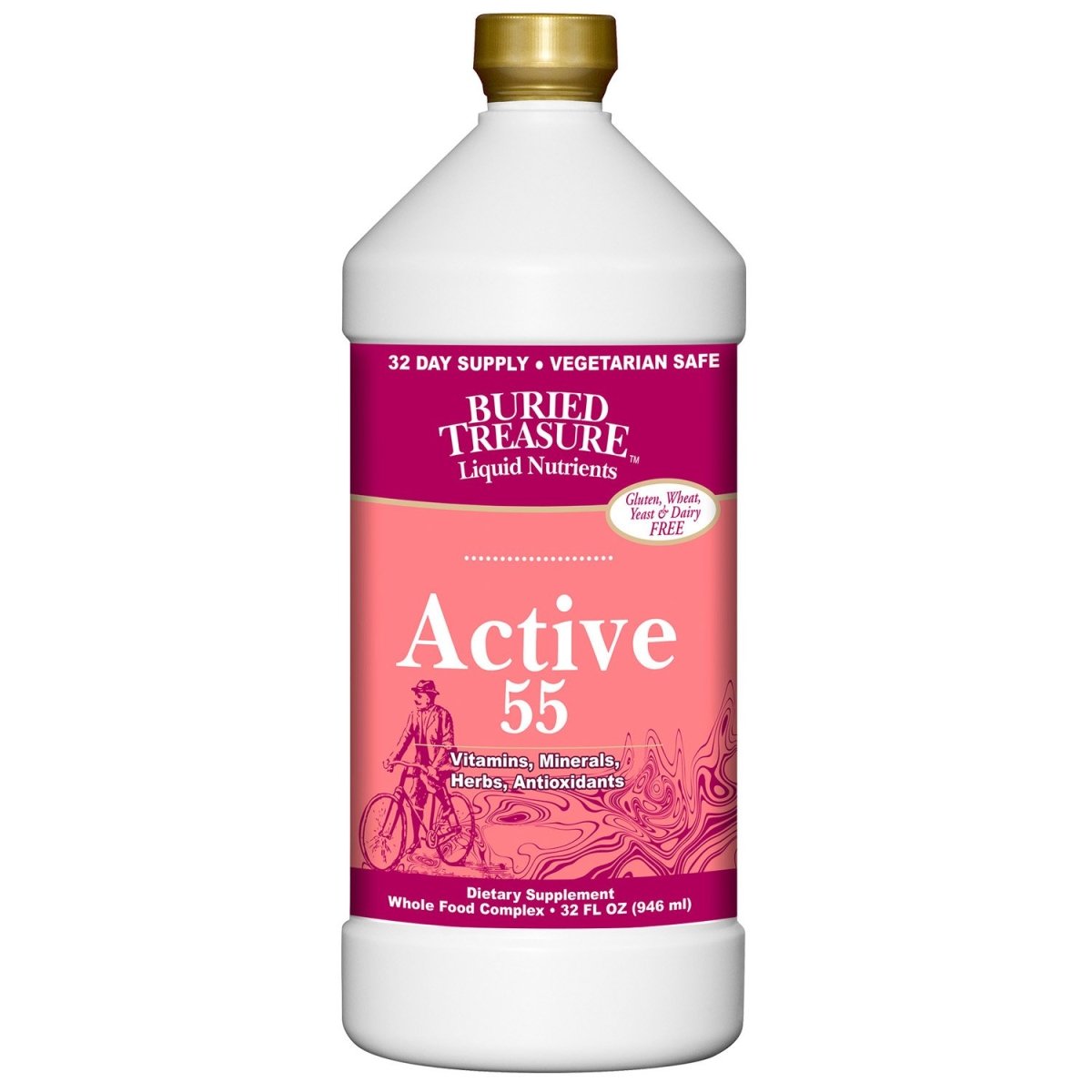 Buried Treasure Active 55 Plus Senior Complex Dietary Supplement, 32 Oz  