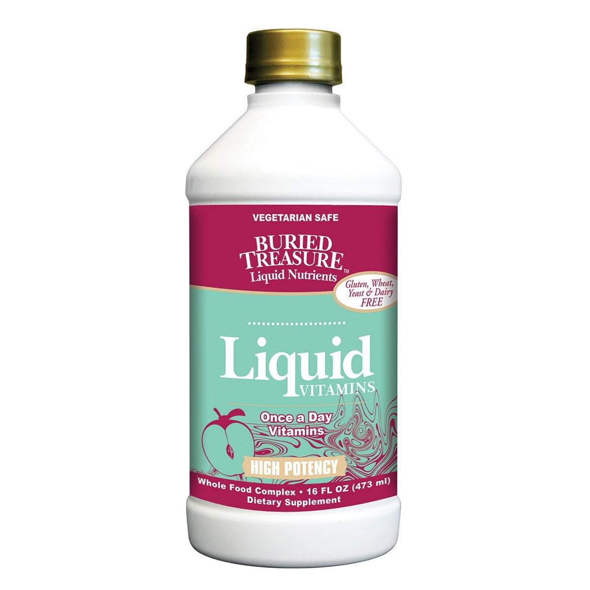 Buried Treasure Liquid Vitamins High Potency - 16 fl oz