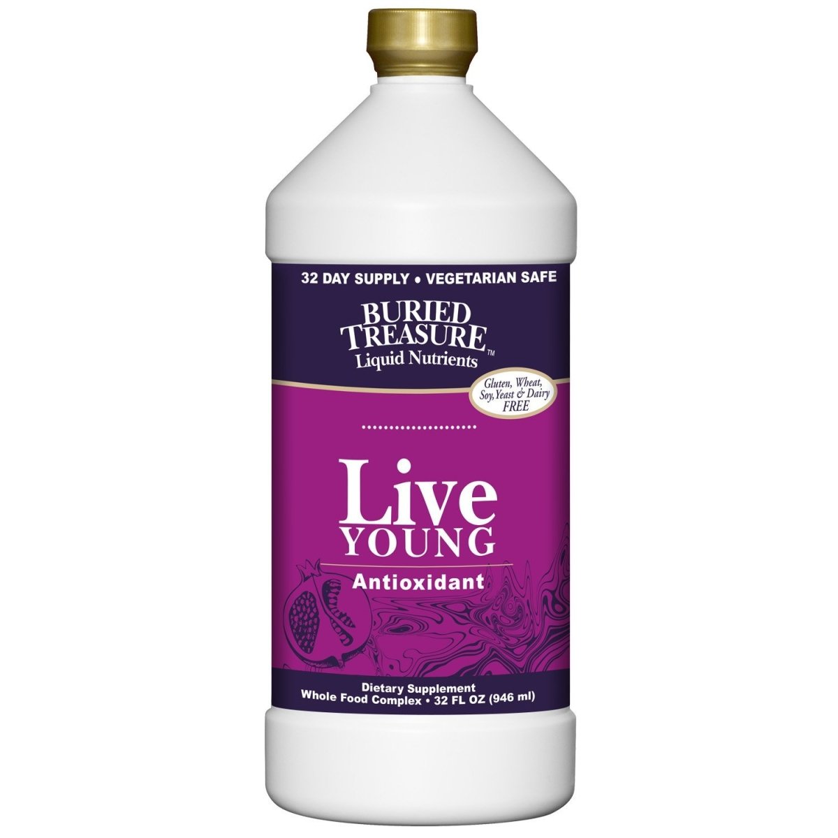 Buried Treasure Products - Live Young Antioxidant Whole Food Complex - 32 oz.  