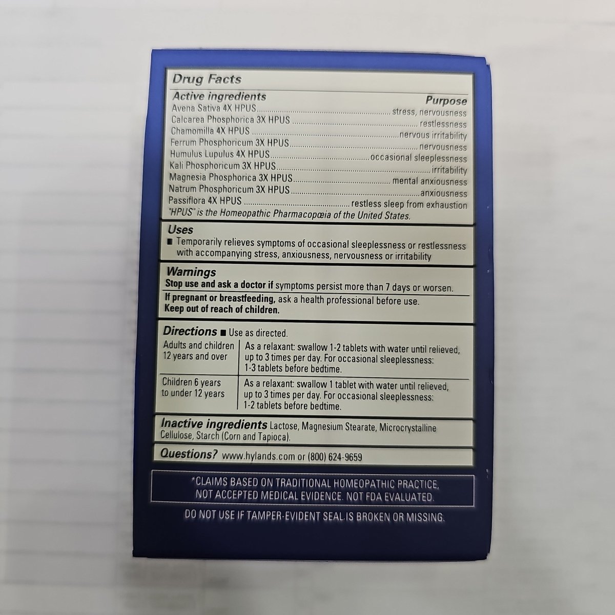 Calms Forte 50 Tabletas - Hyland&#39;s