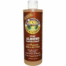 Castile Soap Liquid Almond with Shea Butter 16 OZ