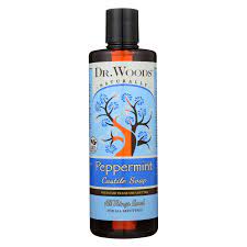 Castile Soap Liquid Peppermint with Shea Butter 16 OZ
