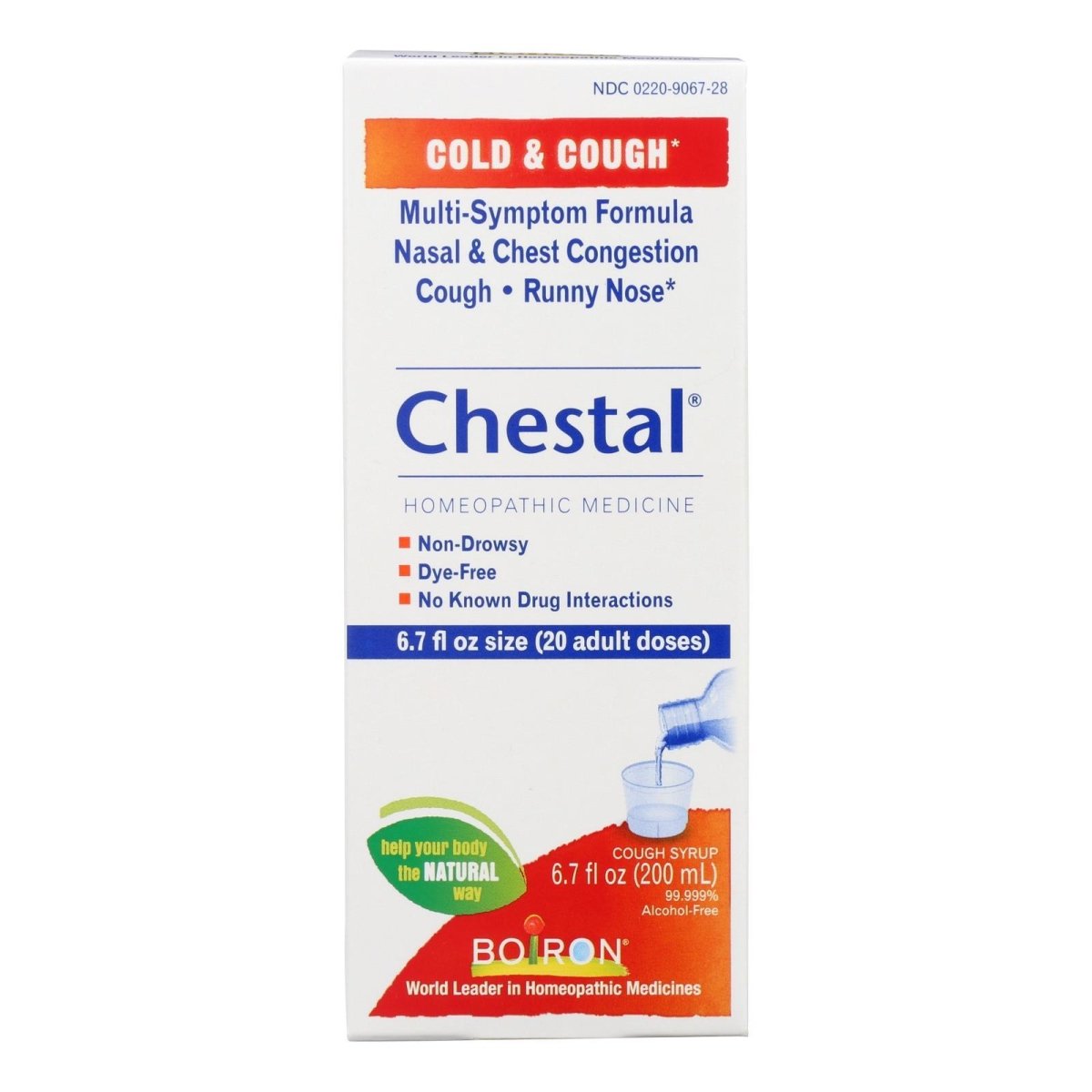 Chestal Cold &amp; Cough Syrup Boiron 6.7 fl oz Liquid  