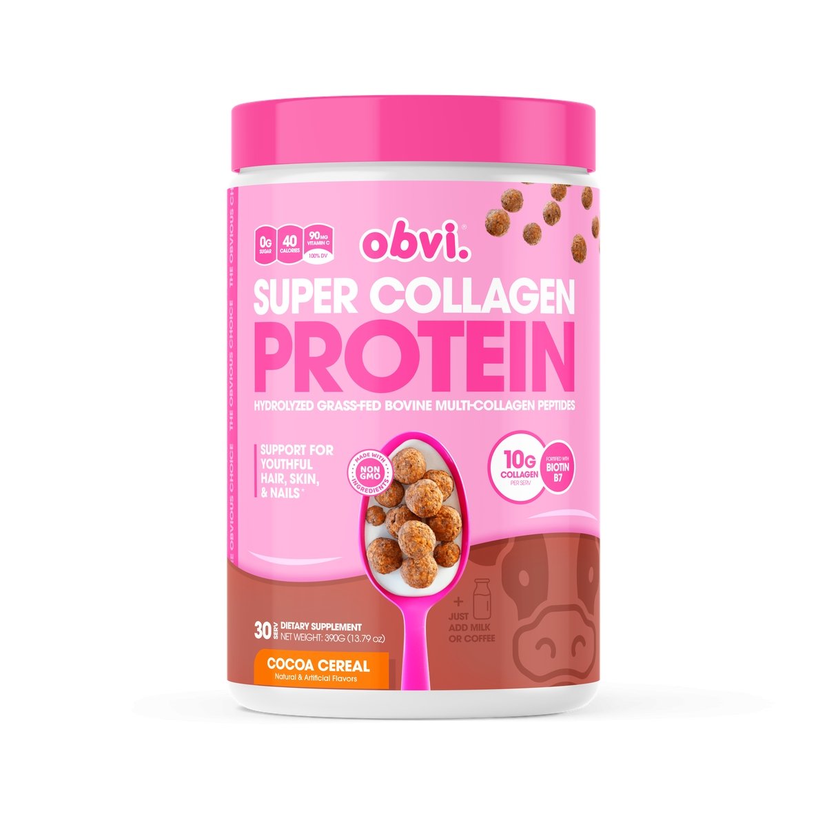 Collection Obvi Super Collagen Protein 30 Serv/10G Collagen per serv