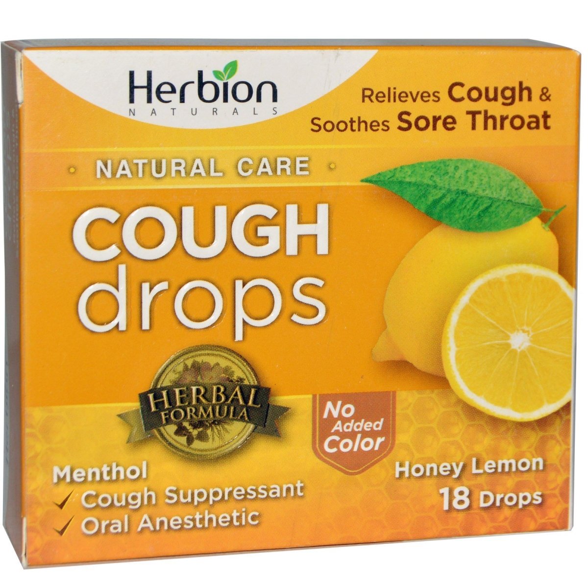 Cough Drops 18 Drops - Honey Lemon