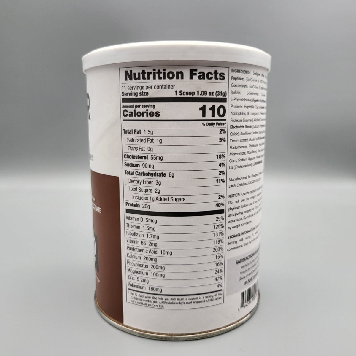 Designer Whey Protein Powder Chocolate