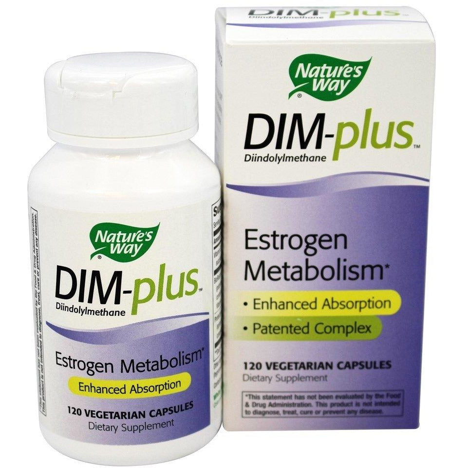 Nature’s Way DIM-Plus Capsules – Diindolylmethane For Estrogen Metabolism, 60 Count