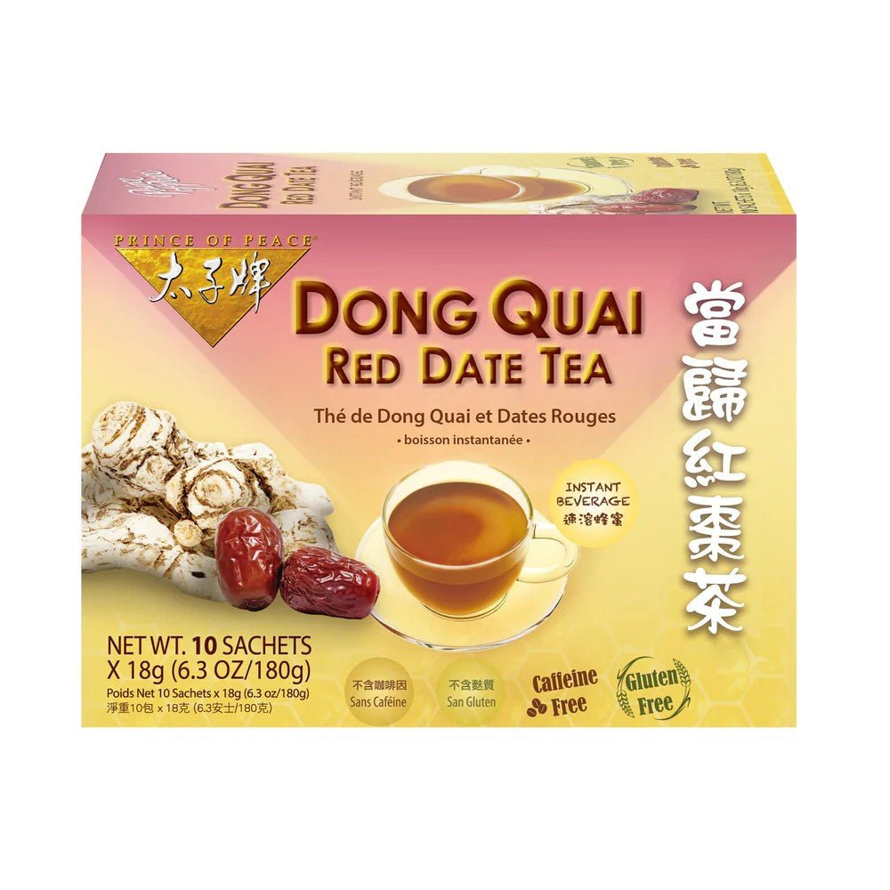 Dong Quai &amp; Red Date Instant Tea 10 bag Prince Of Peace