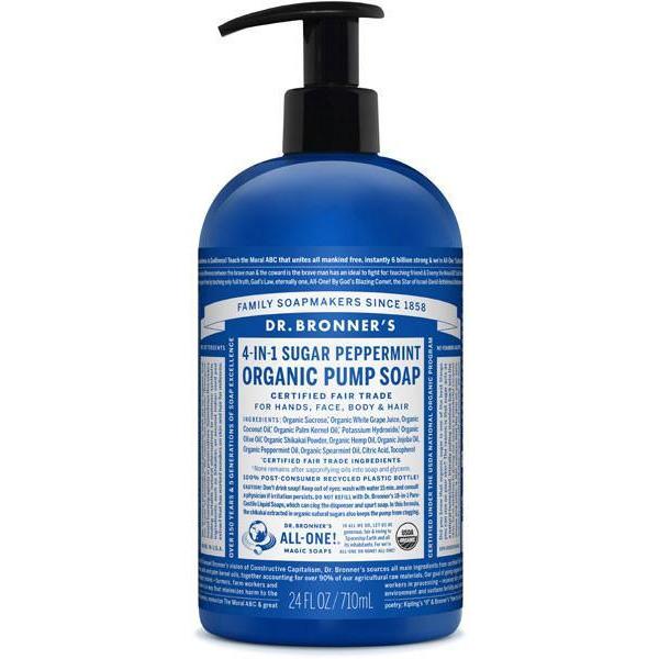 Dr. Bronner's Body Soap Spearmint Peppermint  